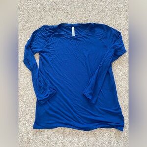 ZENANA premium women’s blue shirt